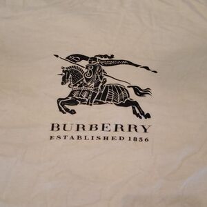 Burberry Cream Graphic Dust Bag